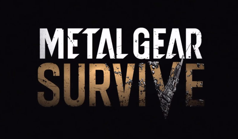 KONAMI ANNONCE METAL GEAR SURVIVE