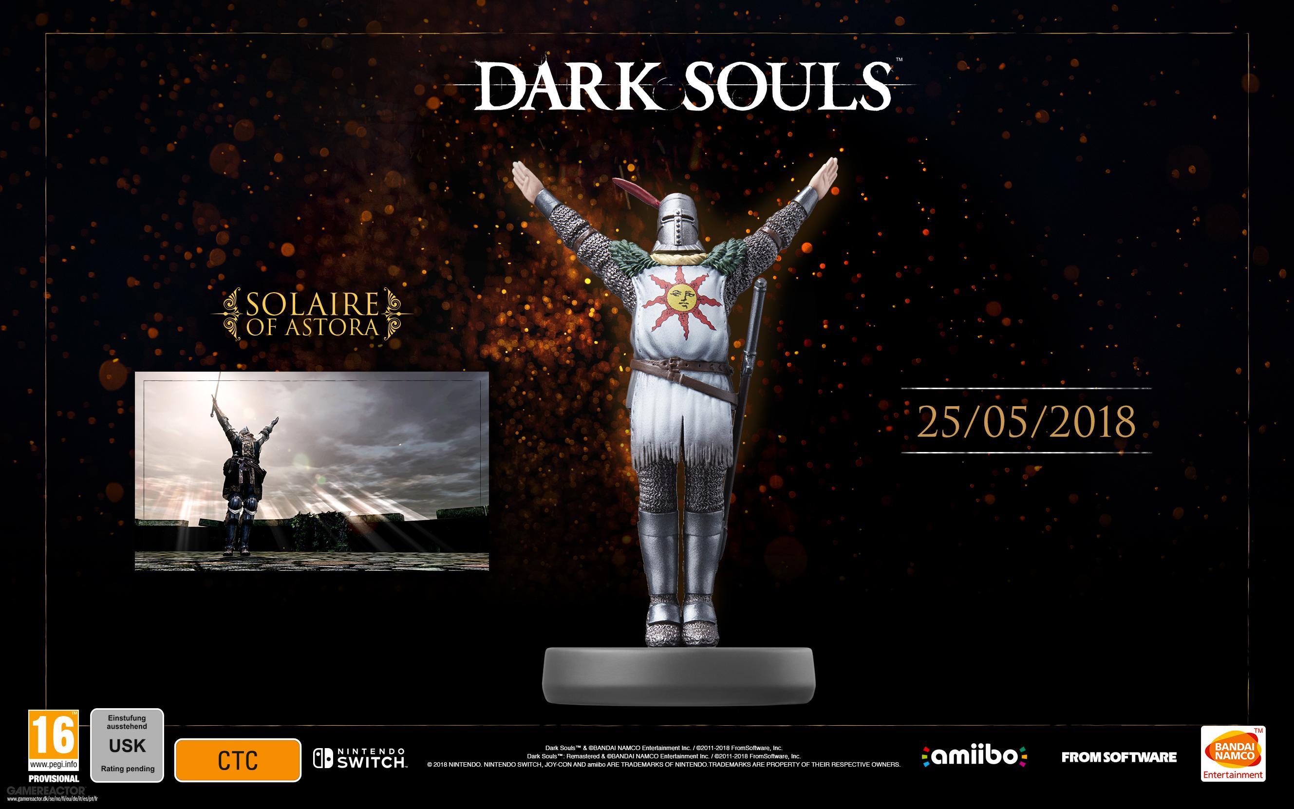 UN amiibo SPECIAL POUR DARK SOULS : REMASTERED SORTIRA LE  25 MAI 2018