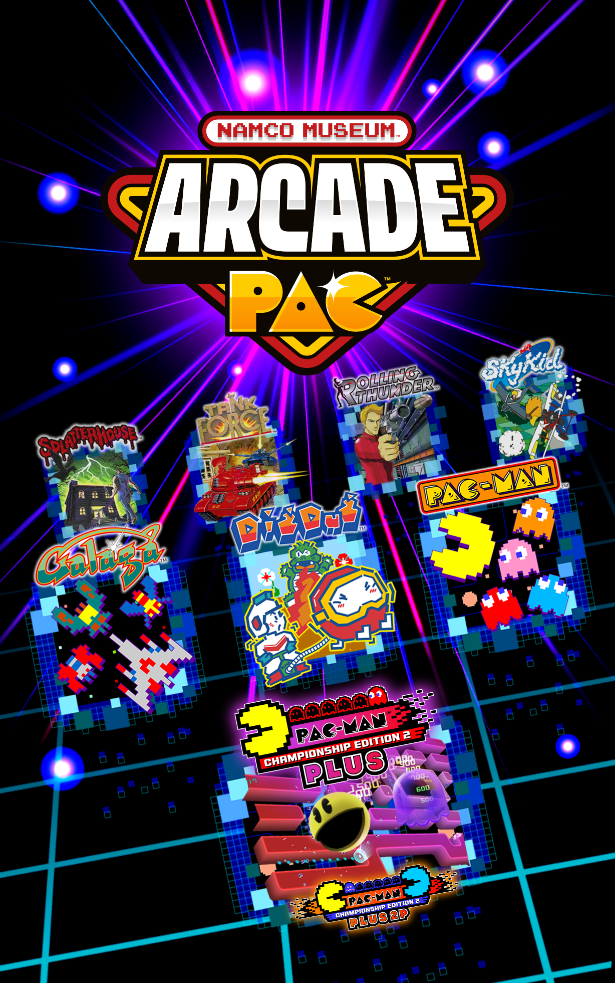 NAMCO MUSEUM ARCADE PAC DEBARQUE SUR NINTENDO SWITCH LE 28 SEPTEMBRE