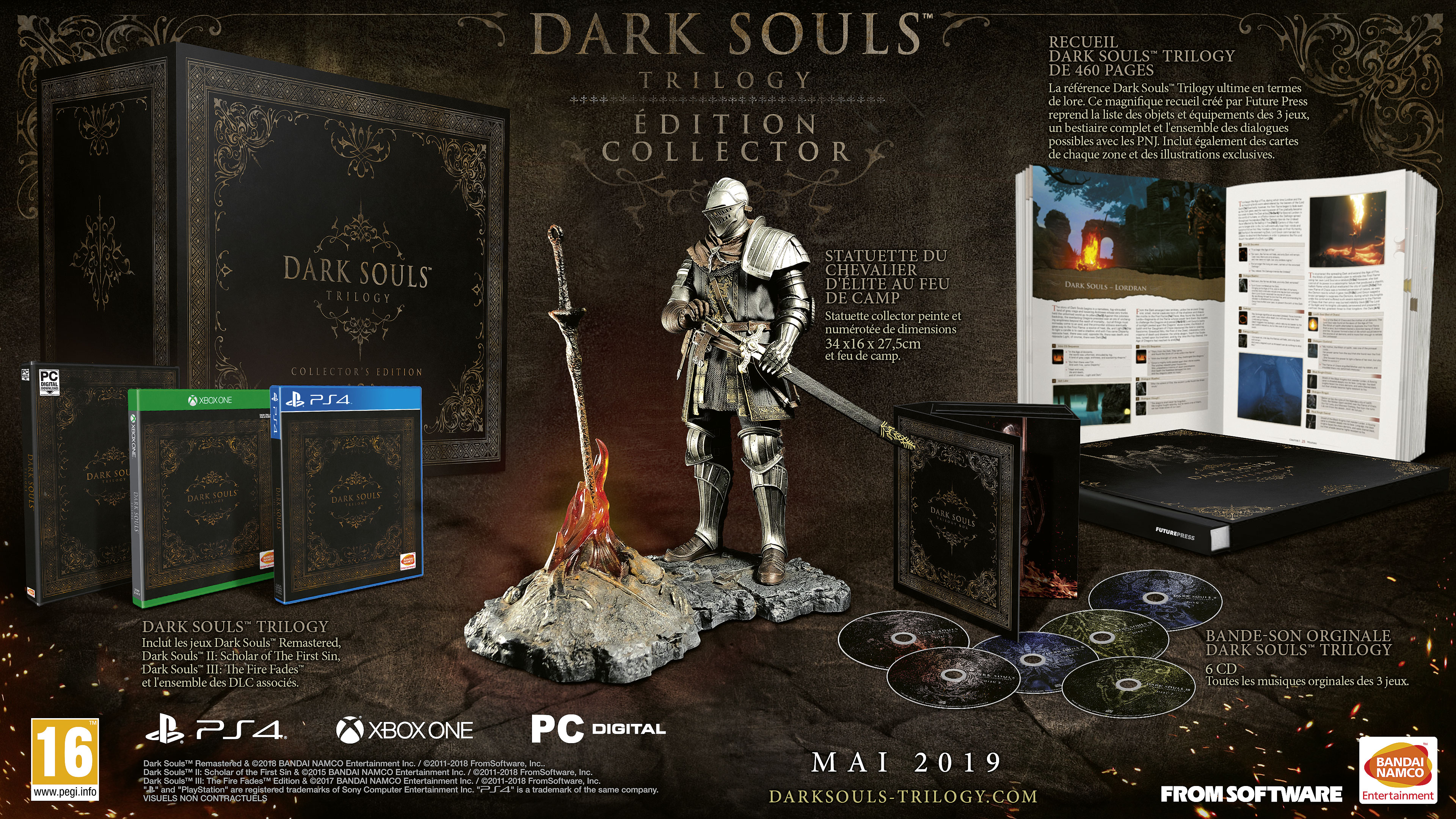 L’EDITION COLLECTOR THE DARK SOULS TRILOGY DEVOILEE