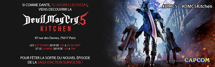 Capcom France annonce l’ouverture de la Devil May Cry 5 Kitchen !