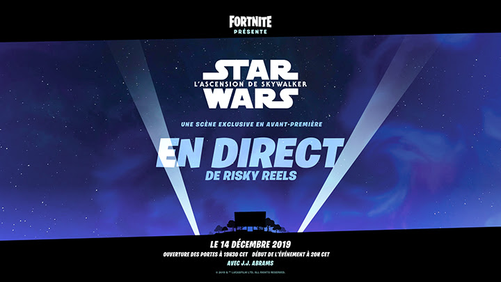 Epic Games présente… Que la force soit avec Fortnite !