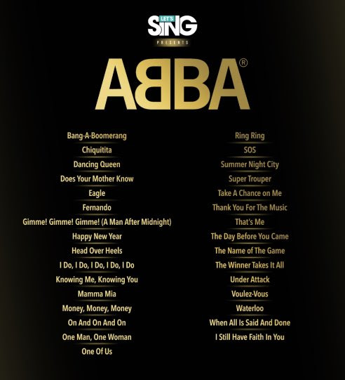 #Let’sSing presents ABBA avance sa date de sortie au 4 octobre 2022