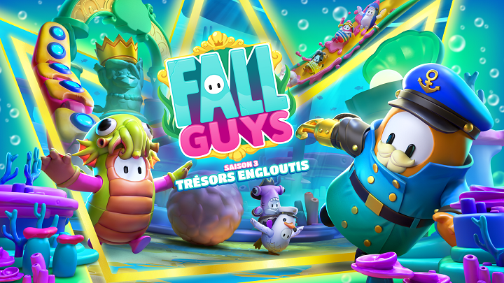 #FallGuys : la Saison 3 « Trésors engloutis » commence aujourd’hui!