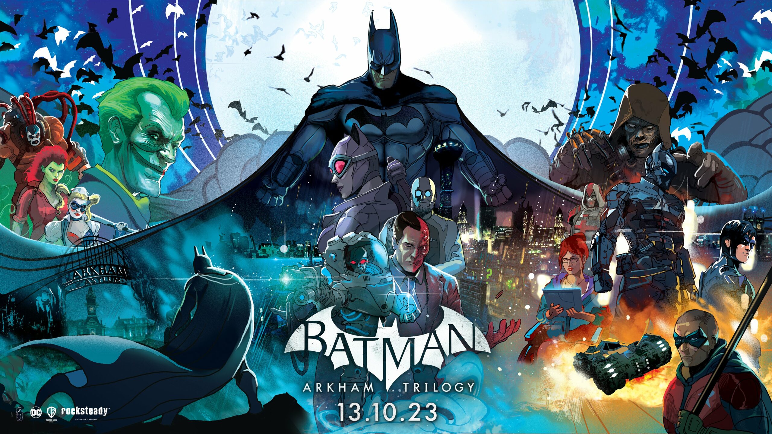 Batman: Arkham Trilogy arrive sur Nintendo Switch le 13 octobre