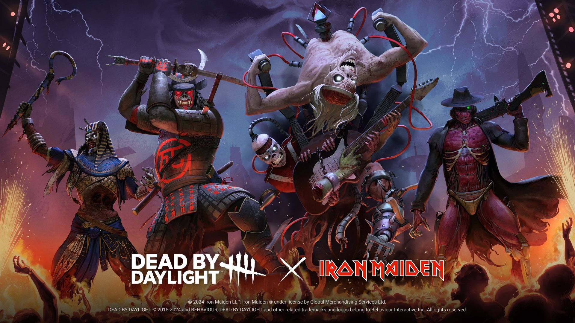 Dead by Daylight et Iron Maiden s’associent pour une collection électrisante