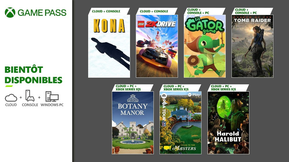 Prochainement dans le Xbox Game Pass : LEGO 2K Drive, Harold Halibut, Botany Manor et plus encore